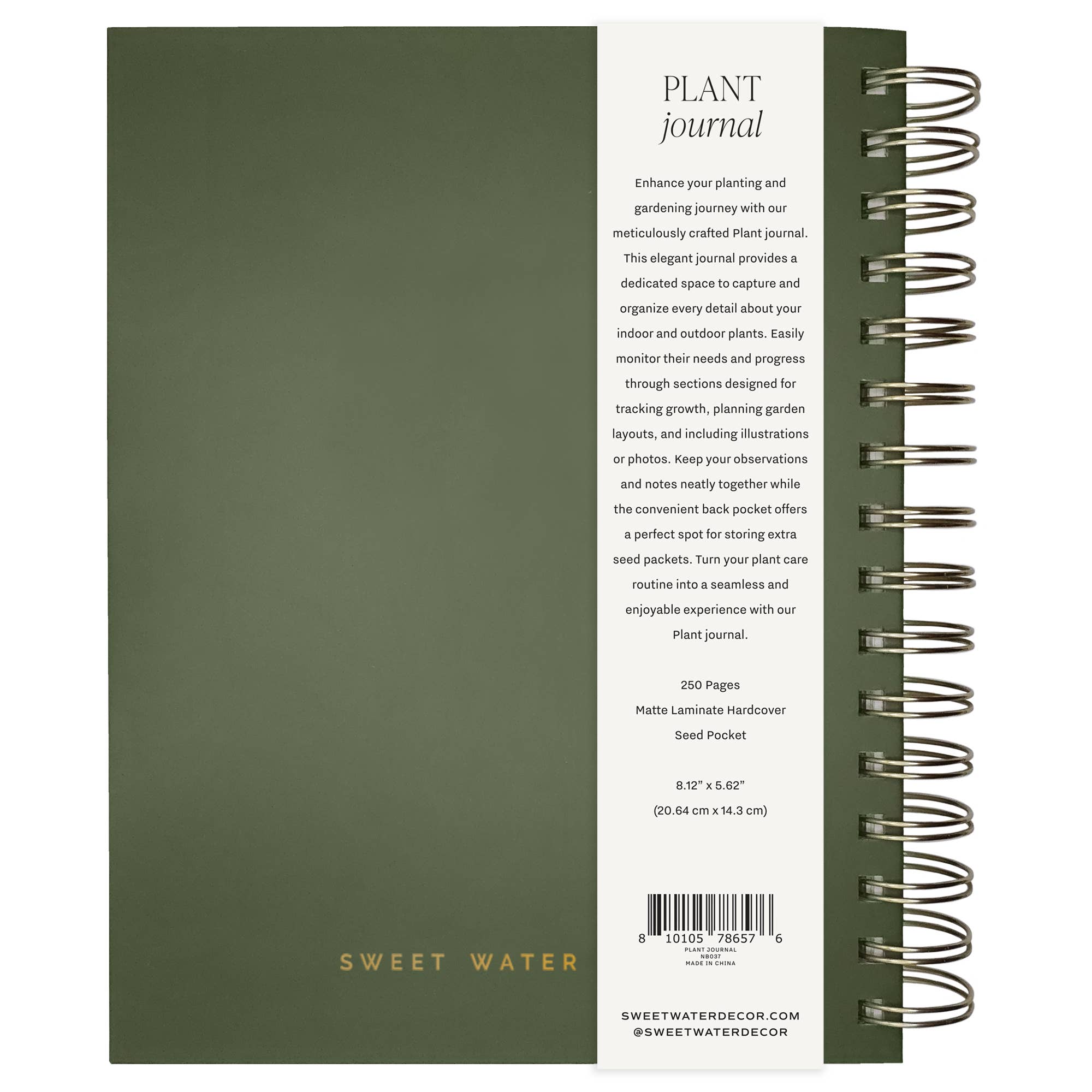 Indoor/Outdoor Plant Journal - HER Home Design Boutique